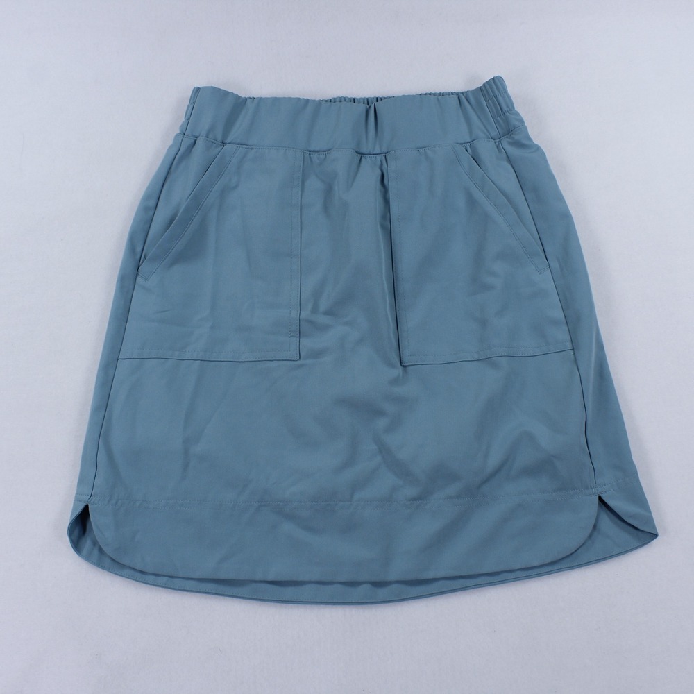 RBX Active Women's Athletic Skort Steel Blue Golf Tennis Skirt Pocket Size Small